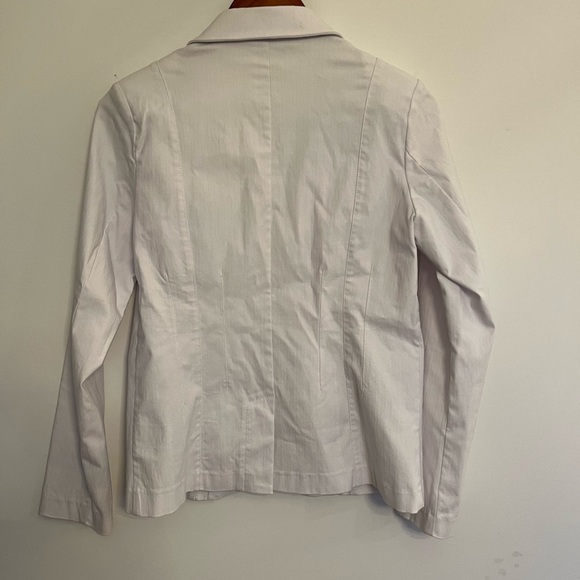Le grenier Women's Light creamy white Blazer Jacket size 3 - Picture 5 of 5
